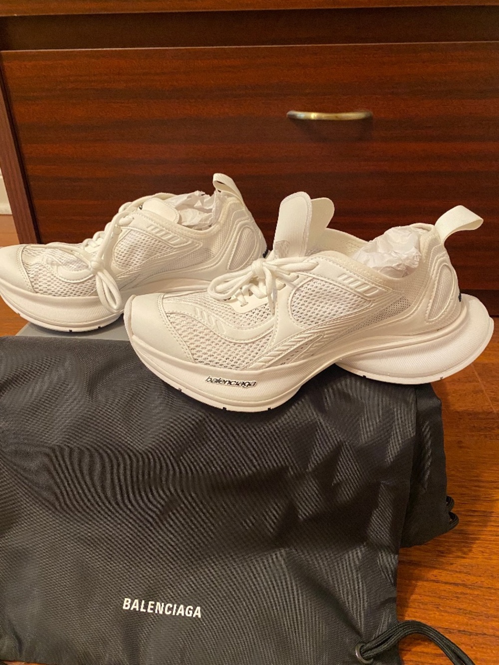 NWT Balenciaga Circuit Clear Sneaker 2025/ White Size 39